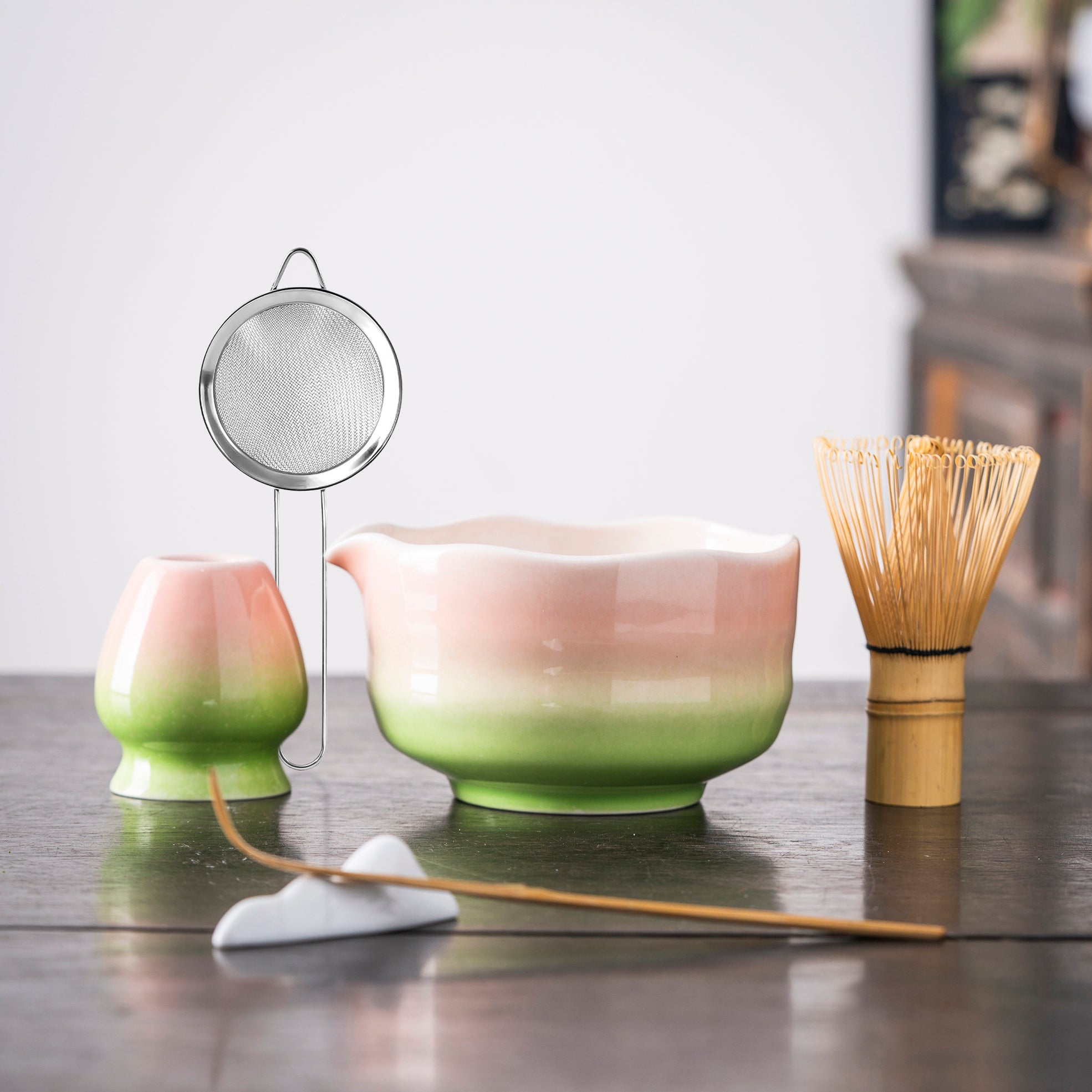 Gradient Color Matcha Set