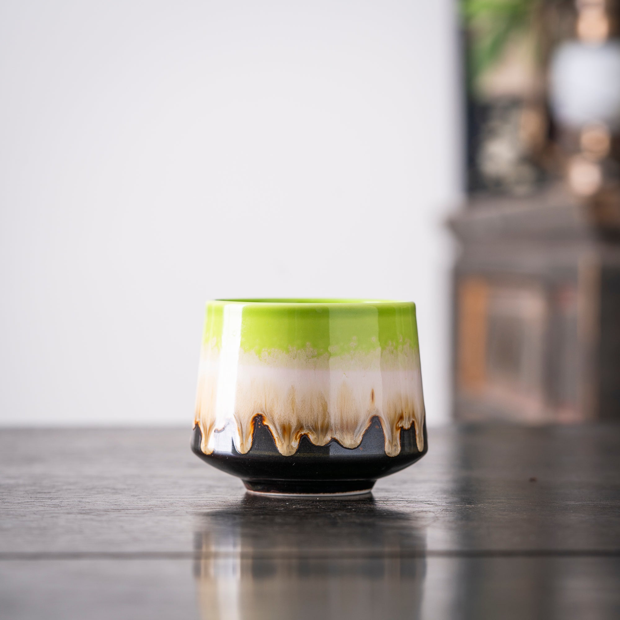 Hand - painted Watermelon Ceramic Cup with Gradient Color