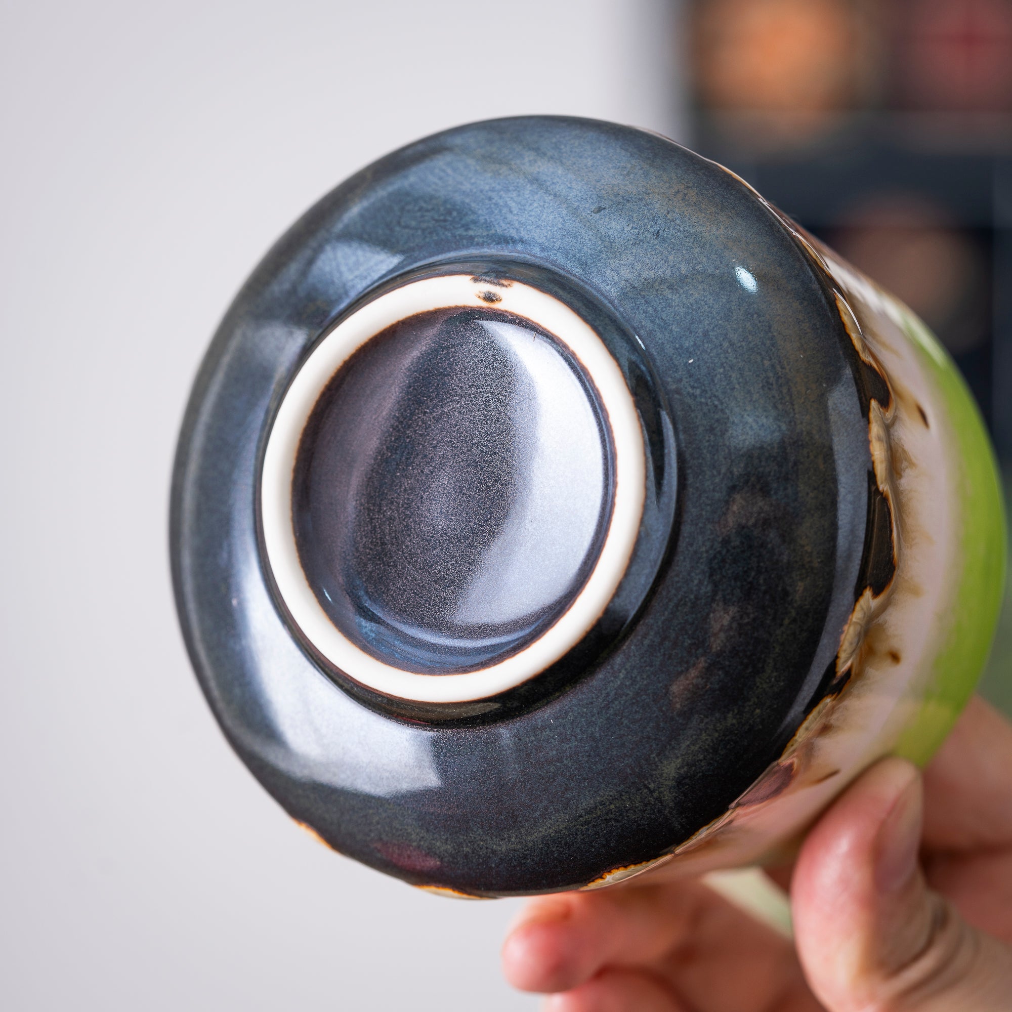 Hand - painted Crane Gradient Ceramic Cup: Artisan Crafted