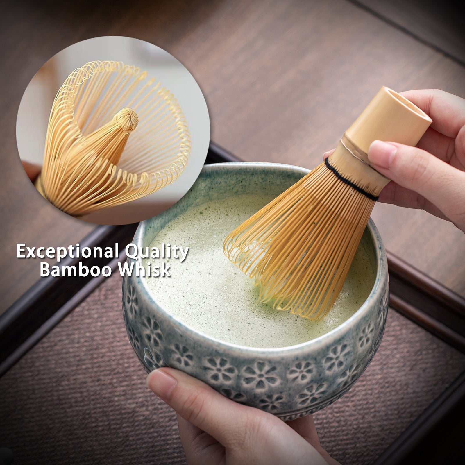 Blue Cherry Blossoms Matcha Set