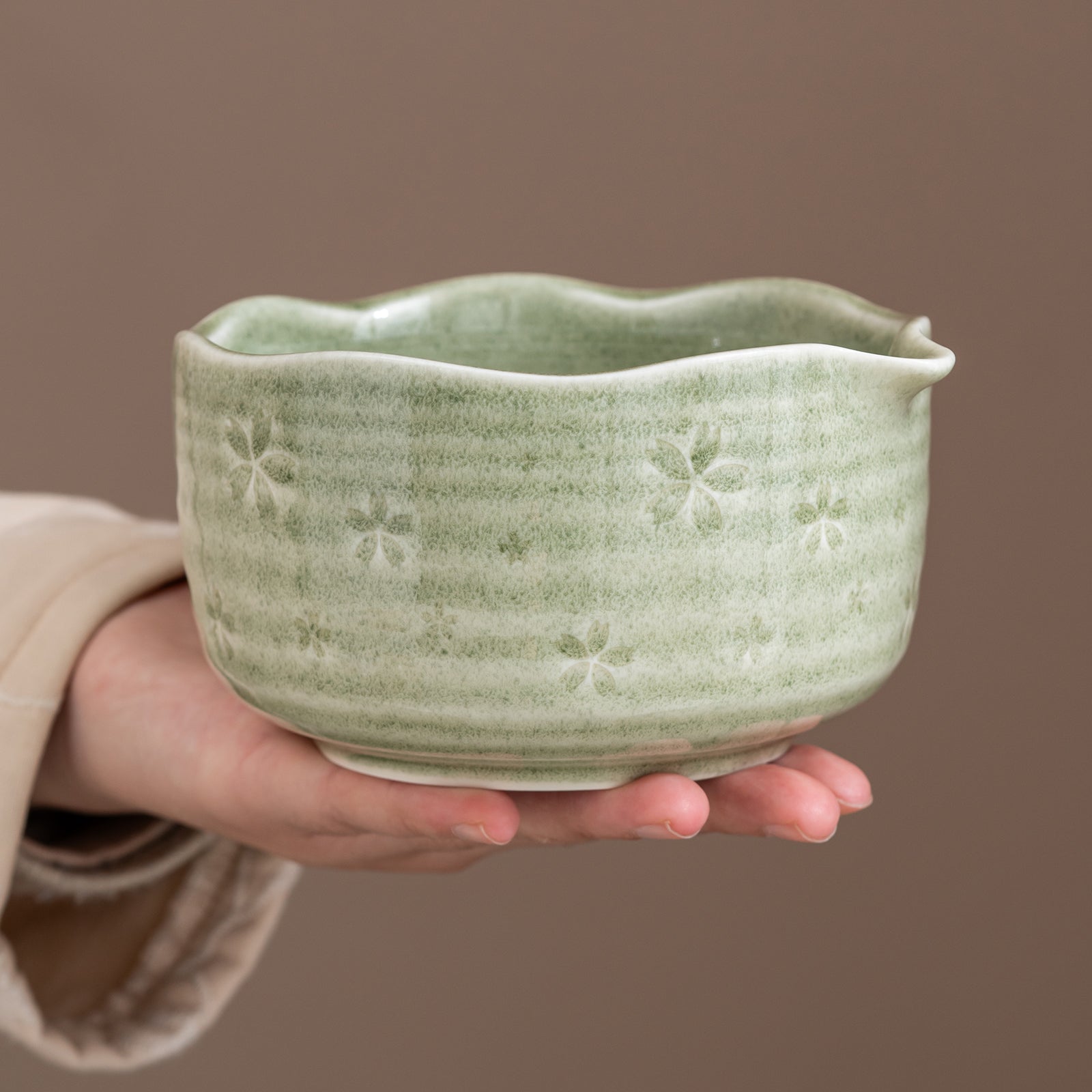 Matcha Set Green Ceramic Matcha Bowl Whisk Strainer Spoon