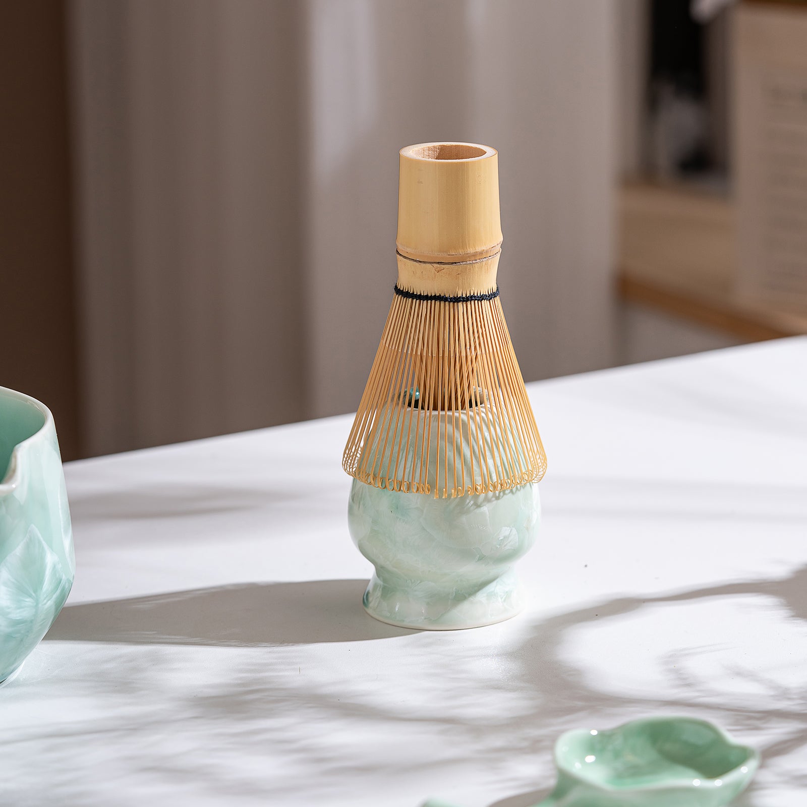 Green Crystalline Glaze Matcha  Set