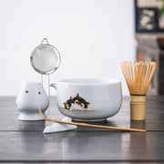 Hand - painted Double Cat Matcha Kit