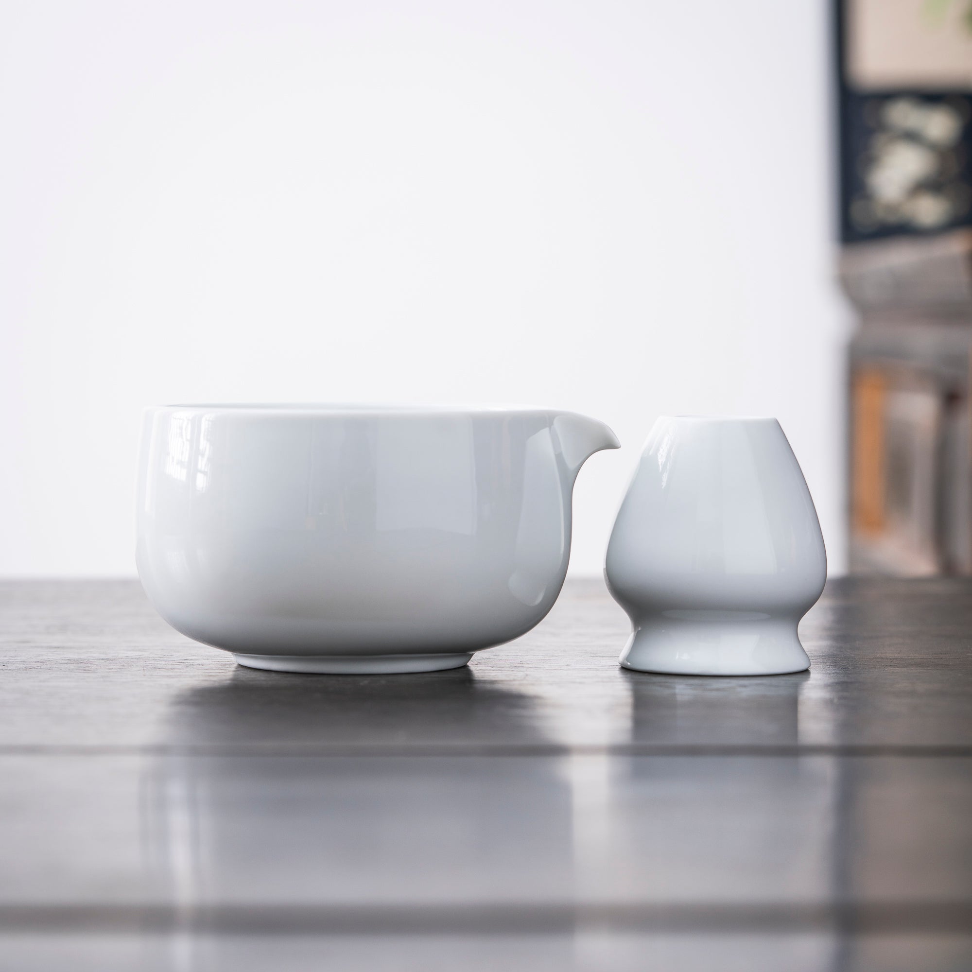 Hand - painted Double Cat Matcha Kit