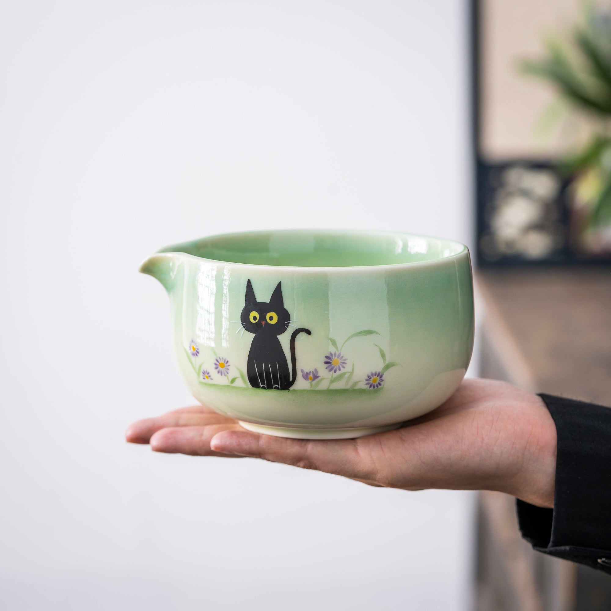 Cat - Themed Hand - painted Matcha Kit