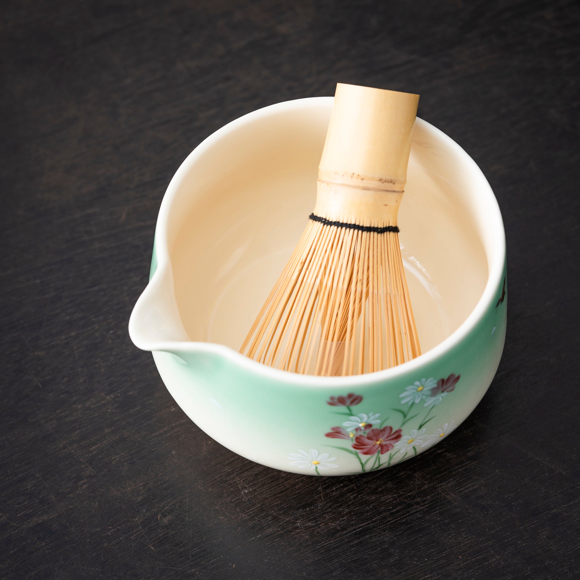 Hand-painted Floral Matcha Kit