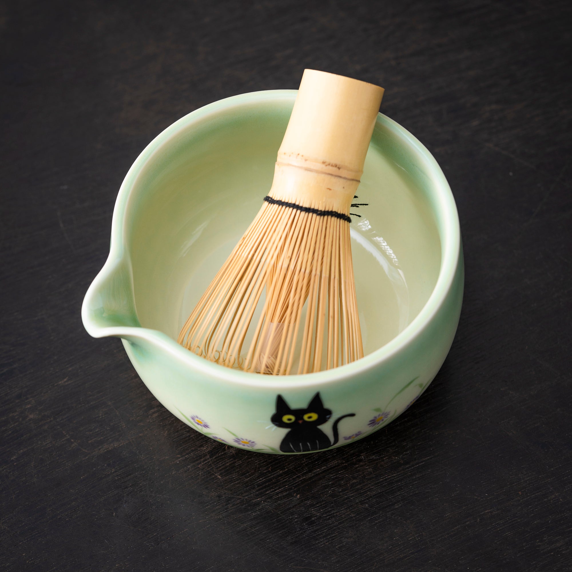 Cat - Themed Hand - painted Matcha Kit