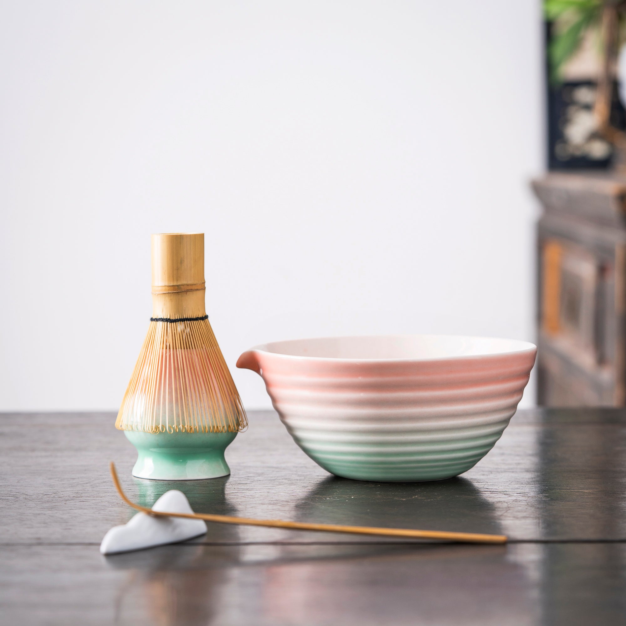 Pastel Gradient Matcha Set