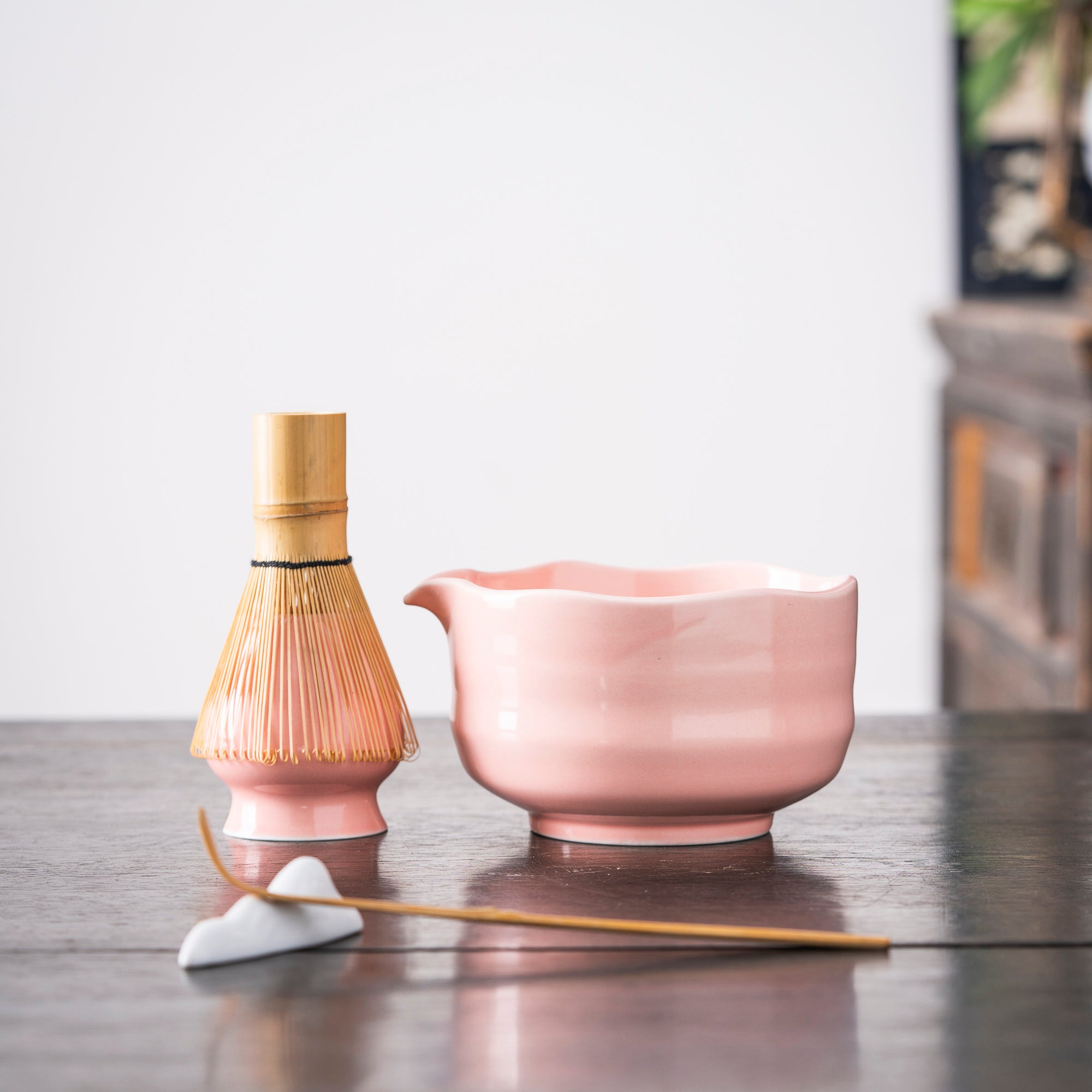Elegant Blush Pink Matcha Kit