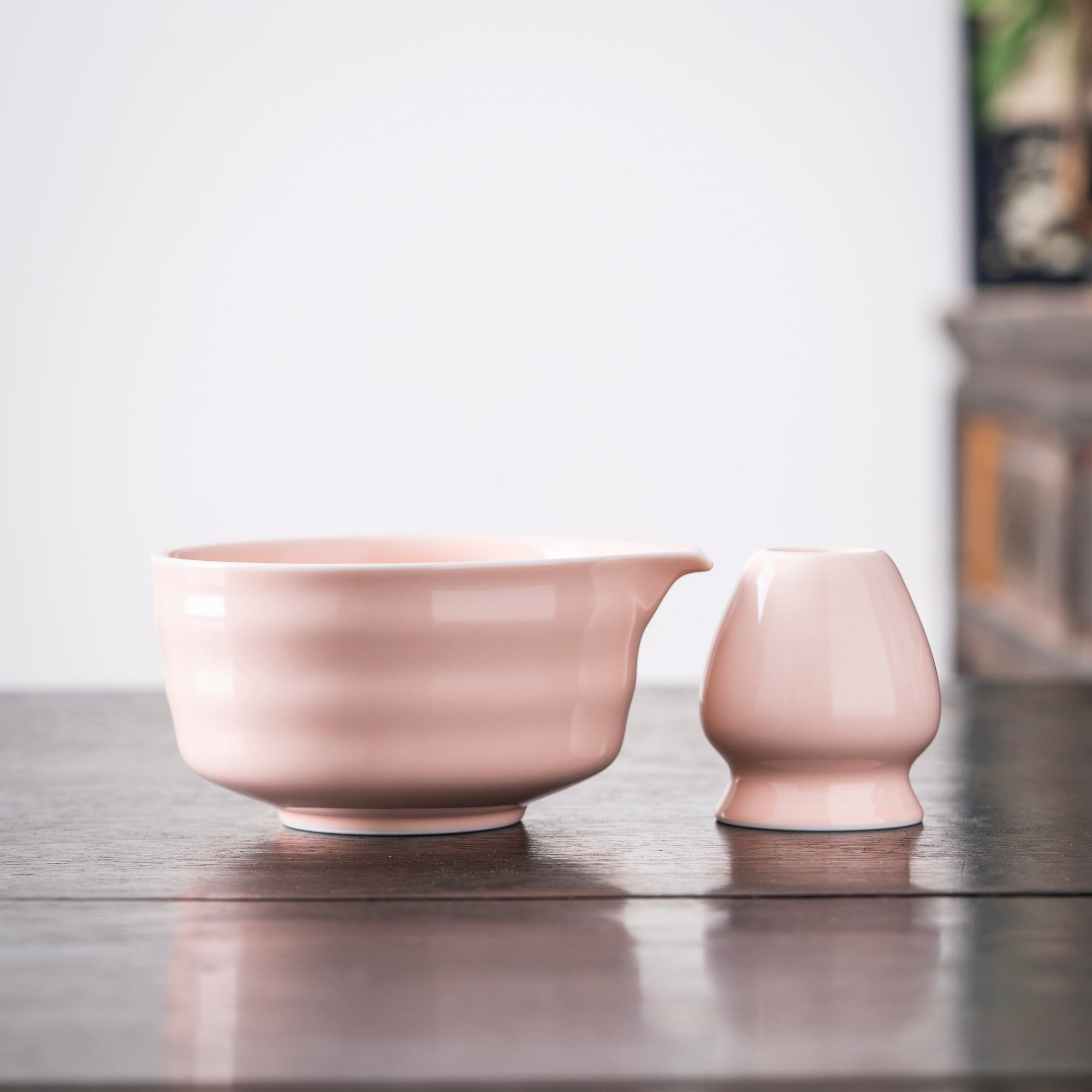 Cute Cat - Themed Pink Matcha Set