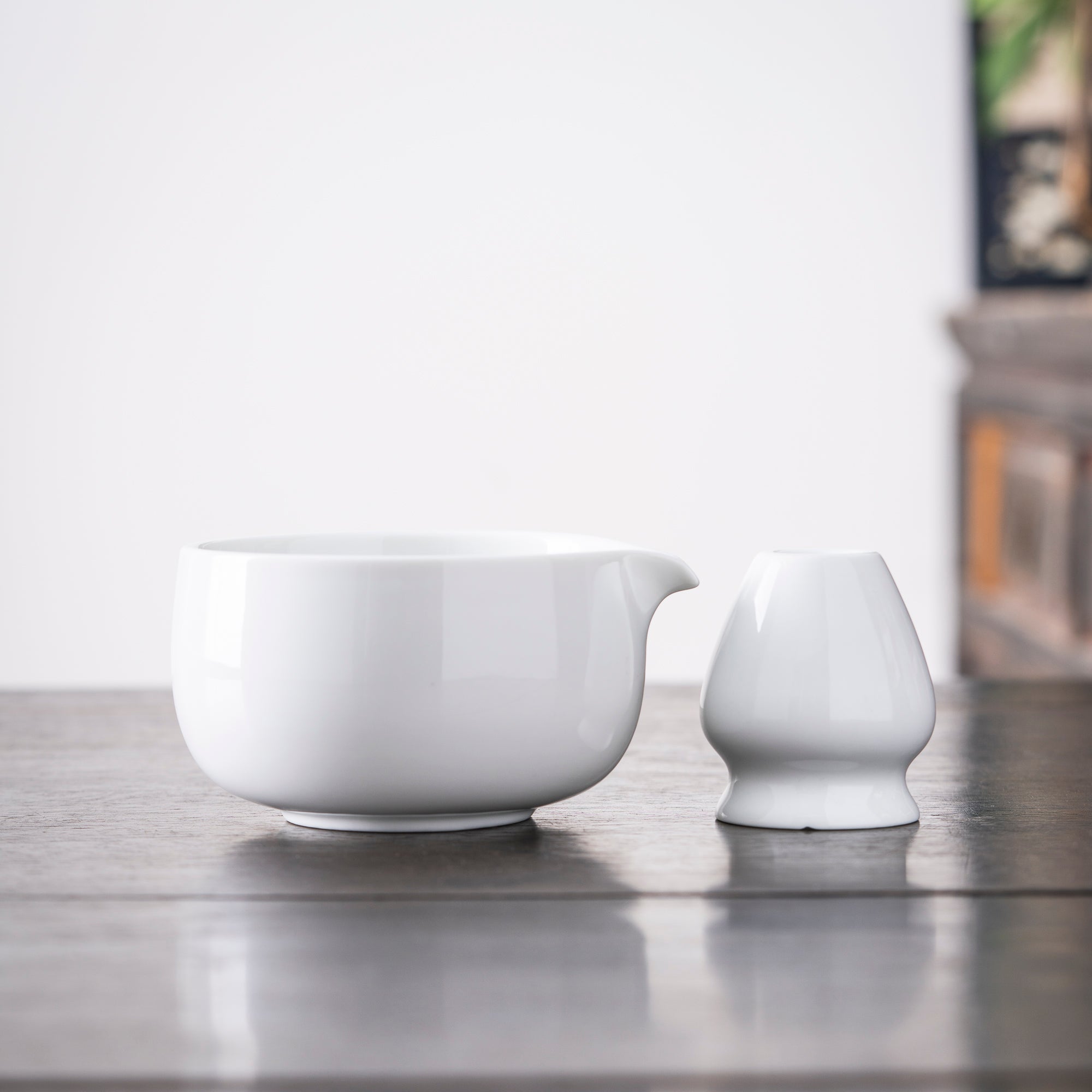Hand - painted Panda White Matcha Kit