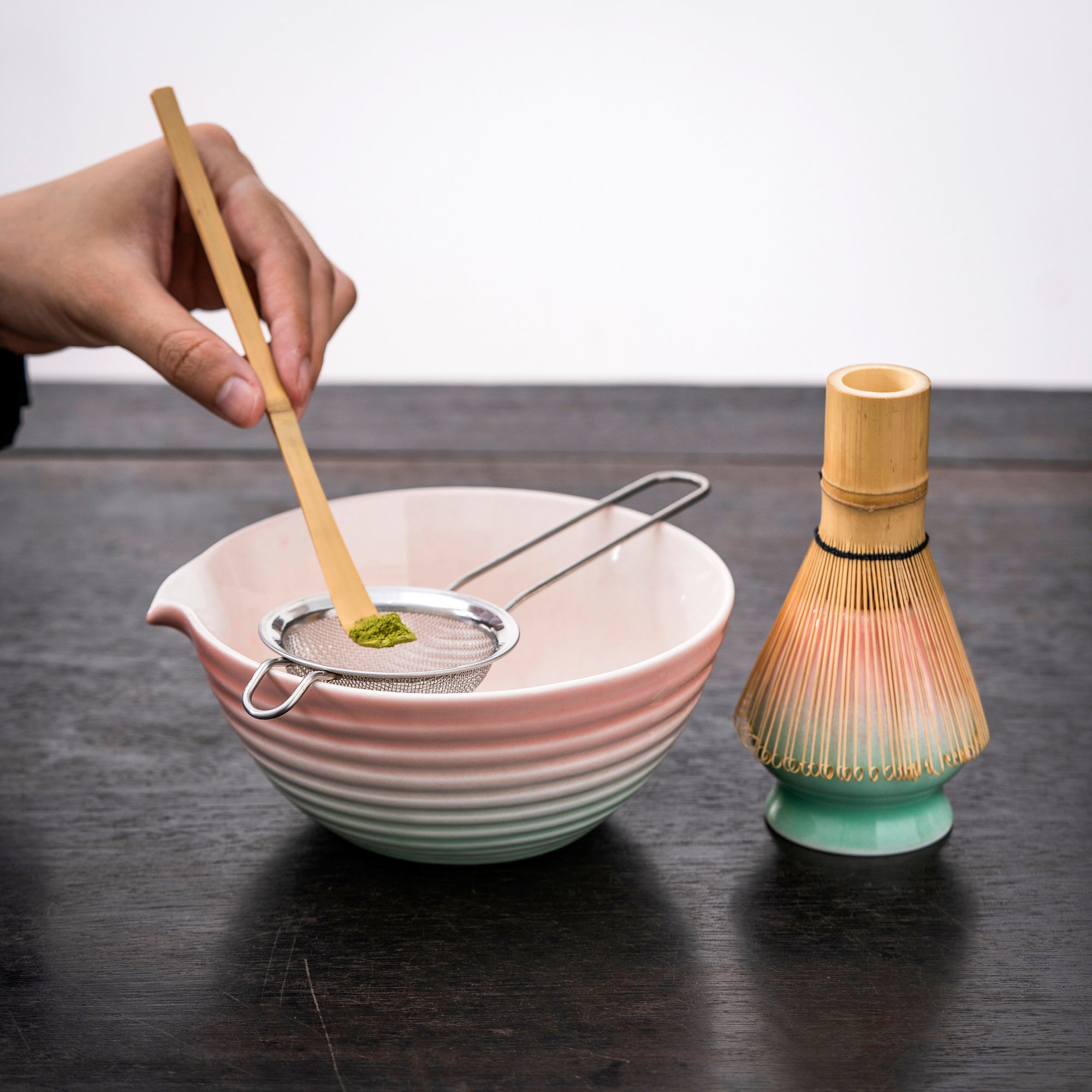 Pastel Gradient Matcha Set