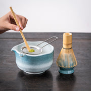 Gradient Blue Matcha Whisk Set