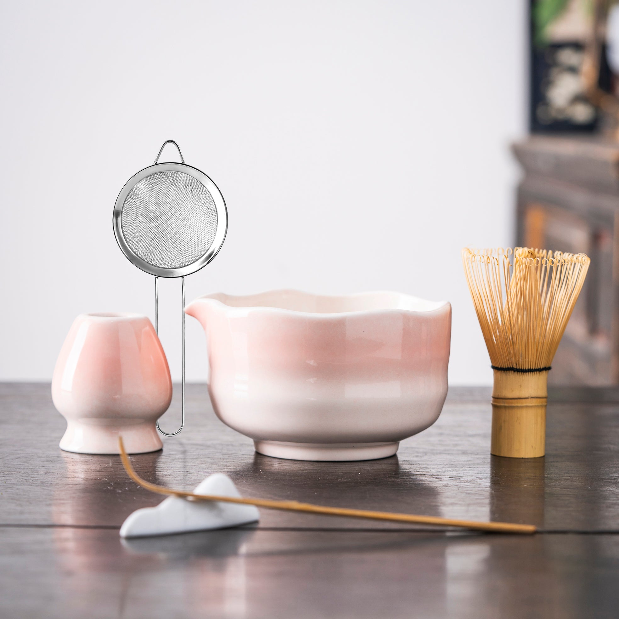 Blush Ombre Petal - Rim Matcha Set