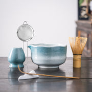 Gradient Blue Matcha Whisk Set