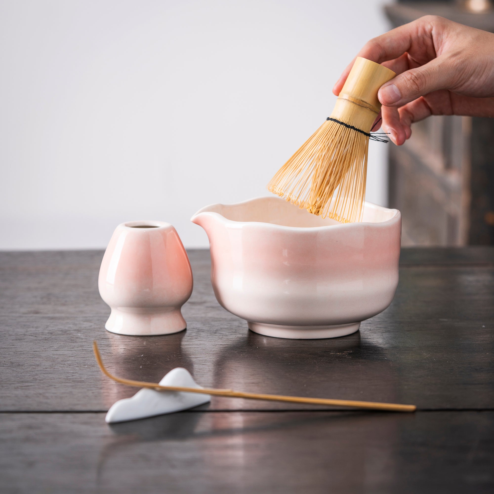 Blush Ombre Petal - Rim Matcha Set