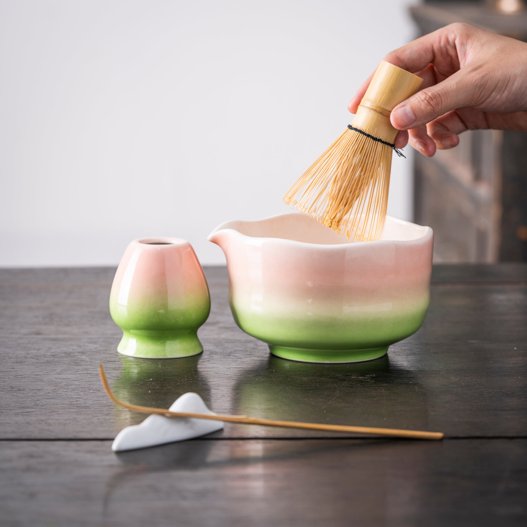 Gradient Color Matcha Set