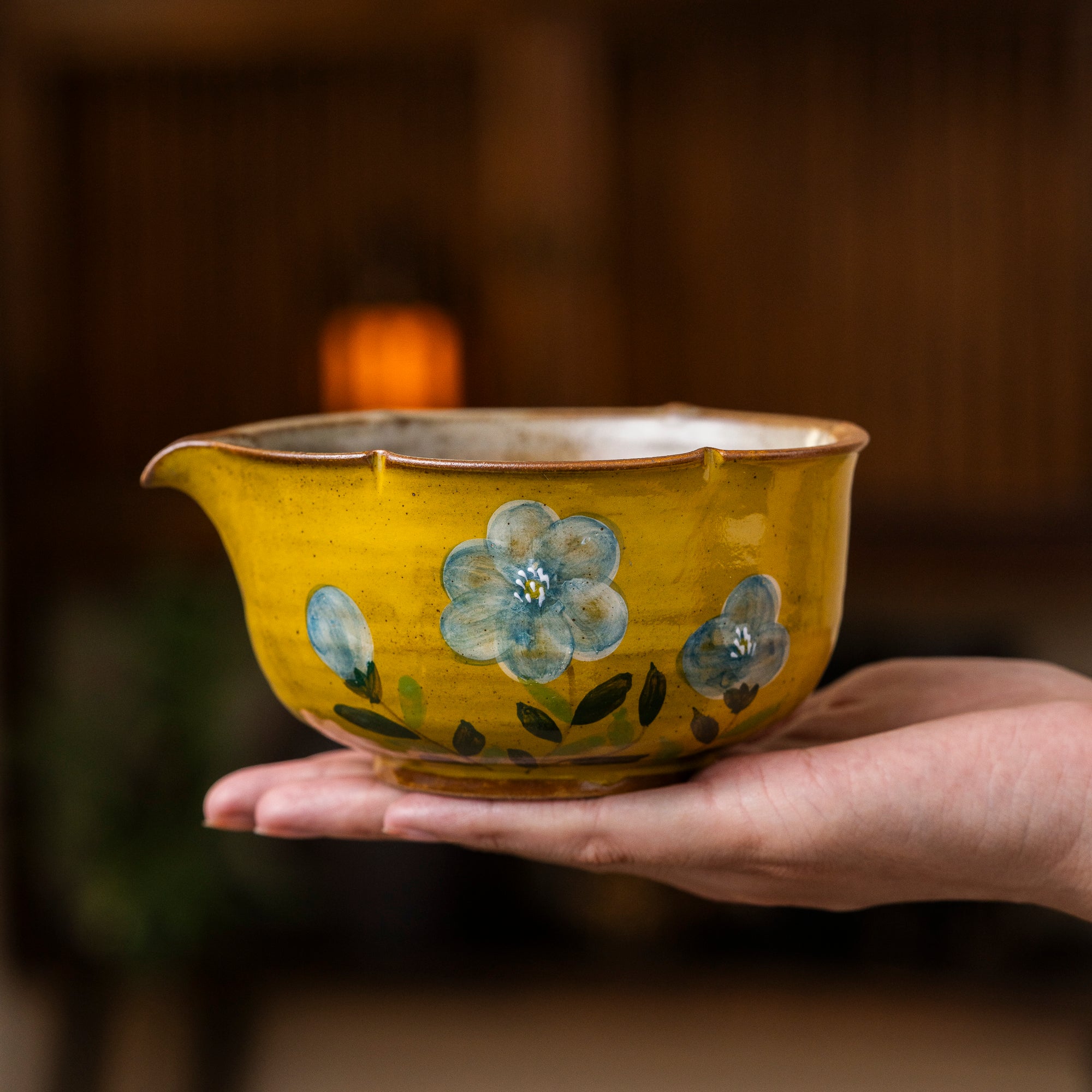 Hand - Painted Floral Matcha Tea Set