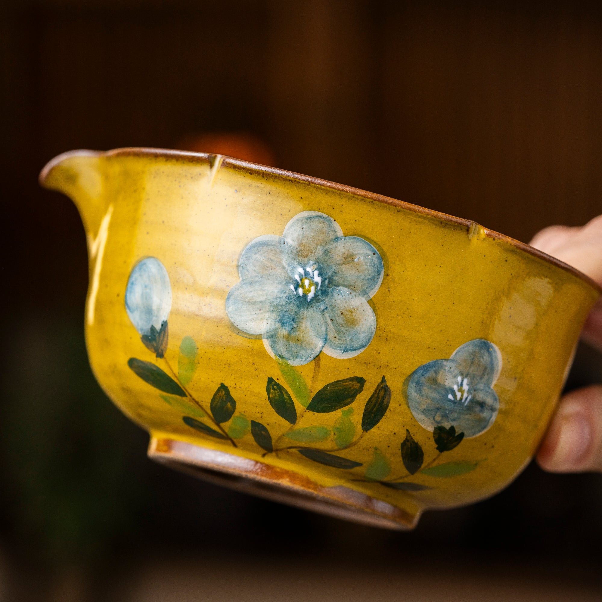 Hand - Painted Floral Matcha Tea Set